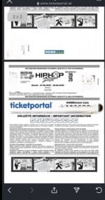 Predám lístok na Hip Hop Žije 2025